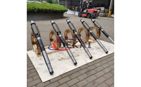 中心距330磨切機(jī)專用圓弧圓柱蝸輪蝸桿副