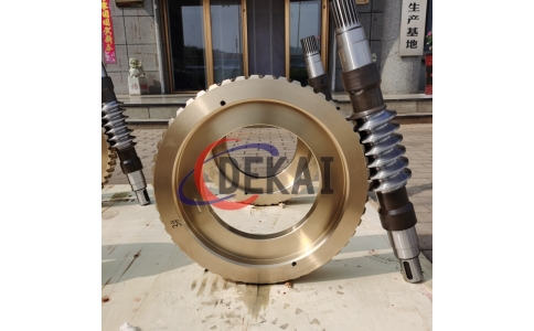 德凱定制帶花鍵圓弧圓柱蝸輪蝸桿副多種齒形